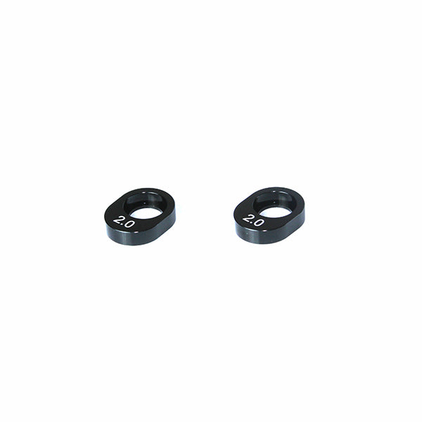 ALUMINUM BEARING INSERTS 2.0MM OFFSET, TAMIYA