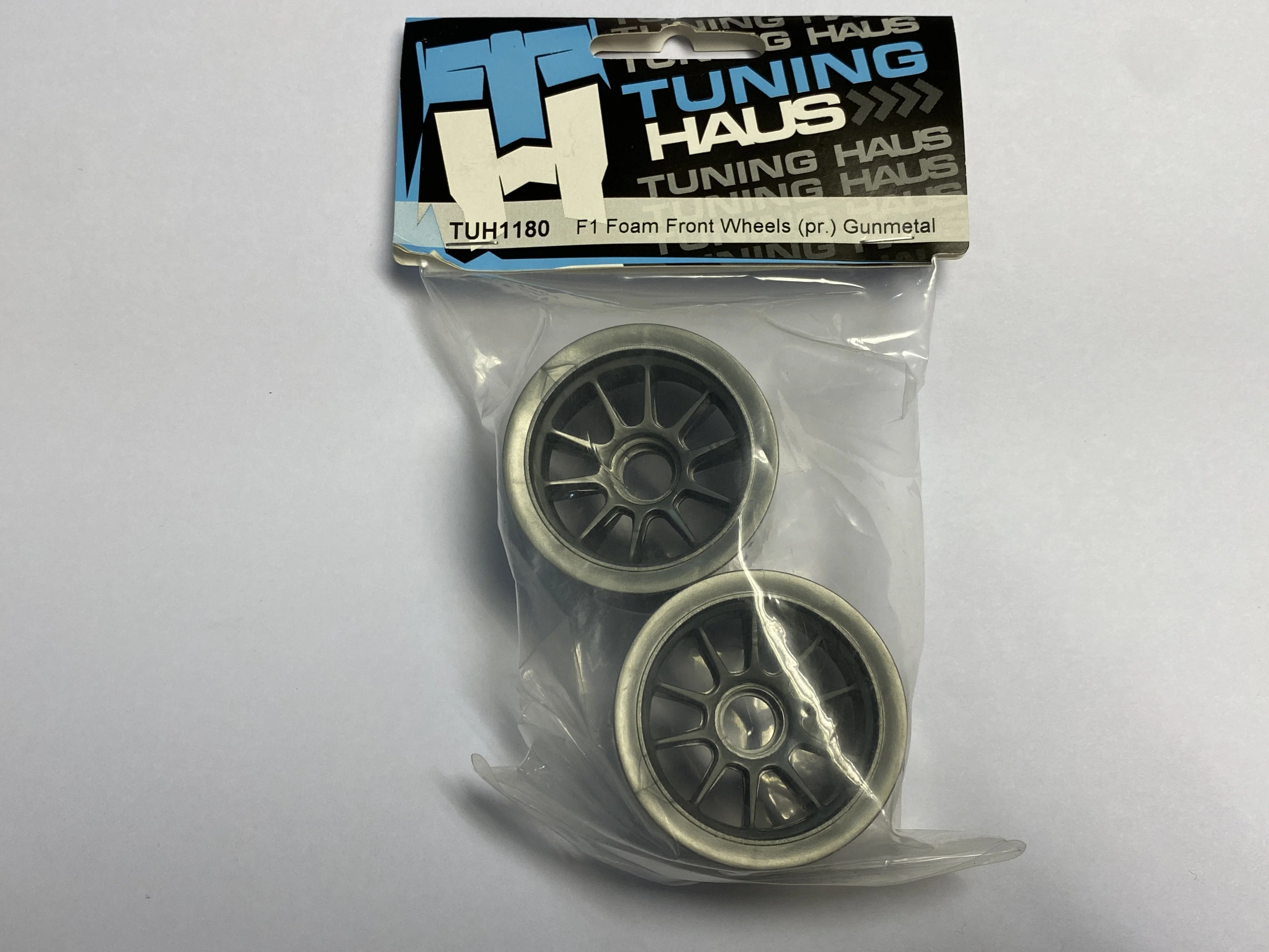 F1 FOAM FRONT WHEELS (PR.) GUNMETAL