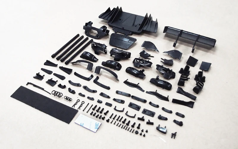 GT10 RS 1/10 Audi RS5 DTM 2014 Body Plastic Parts & Rear Bumper Set