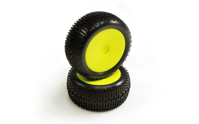GT14 B Yellow Standard Pre-Glued Rear Tyres (x2)