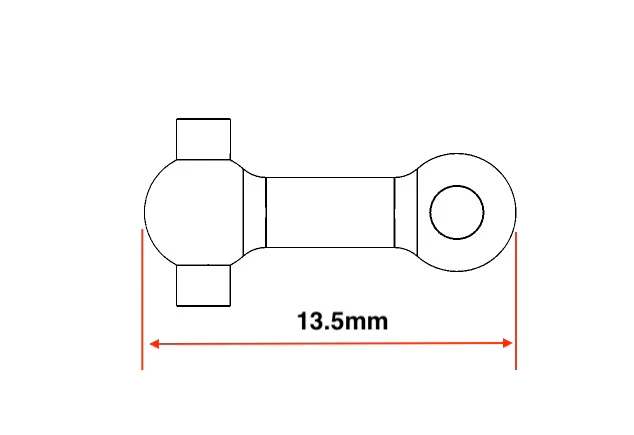 GT24 Short Dog Bones  (x2) for Rally series and Drift Series - Image 2