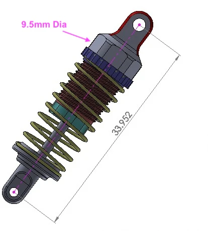 GT24B Alum Oil Shocks set - Image 2