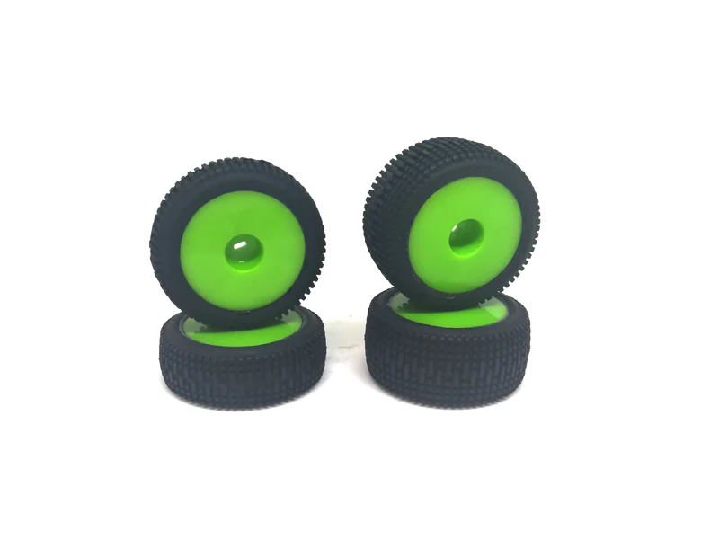 GT24B MEENI PINS RALLY TIRES SET MOUNTED