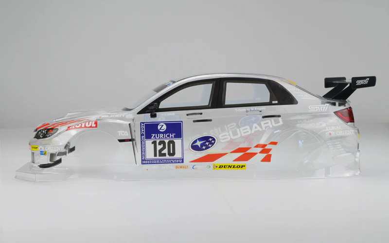 M40S 1:10 SUBARU WRX STI NBR 2013 CLEAR BODY - Image 4