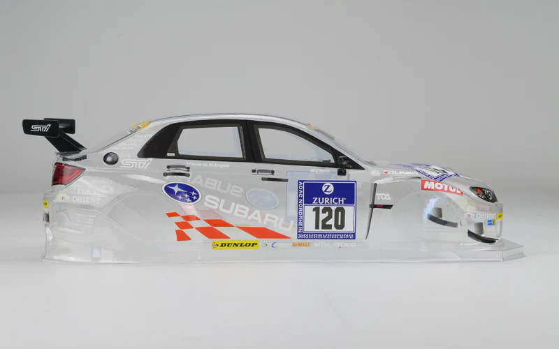 M40S 1:10 SUBARU WRX STI NBR 2013 CLEAR BODY - Image 5