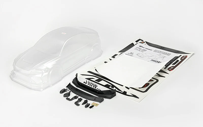 1/10 HONDA CIVIC TYPE R (FL5) CLEAR BODY SET