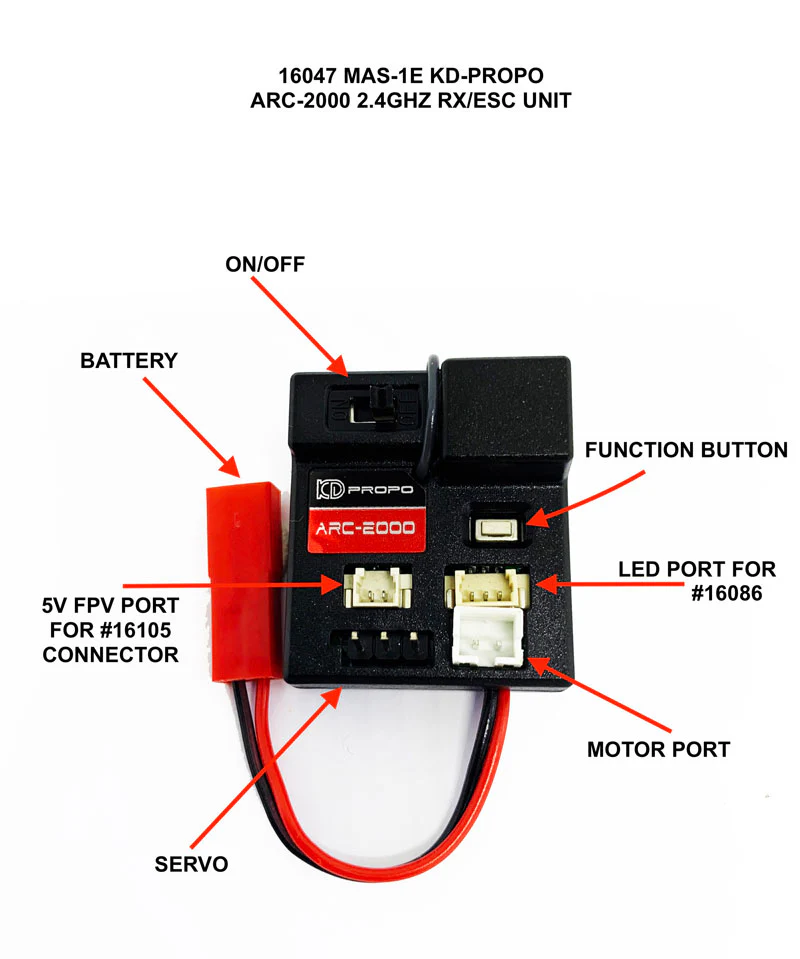 MSA-1E 5V Dedicated FPV Port Connector - Image 2