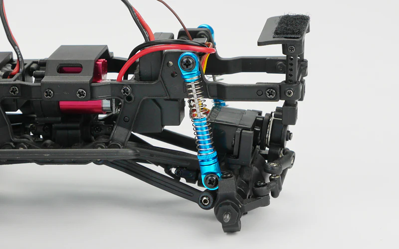 MSA-1E alum oil shocks set (Blue) - Image 5