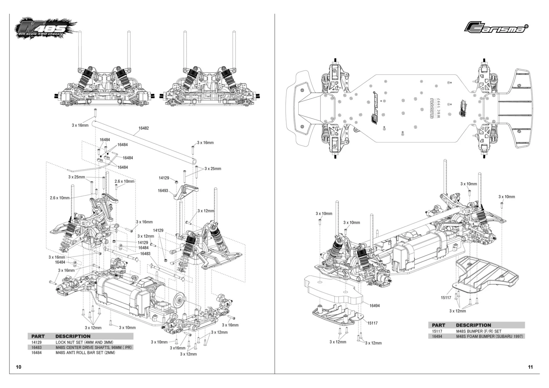 NEW M48S SUBARU WRC 1997 (with 3S friendly ESC ) - Image 19