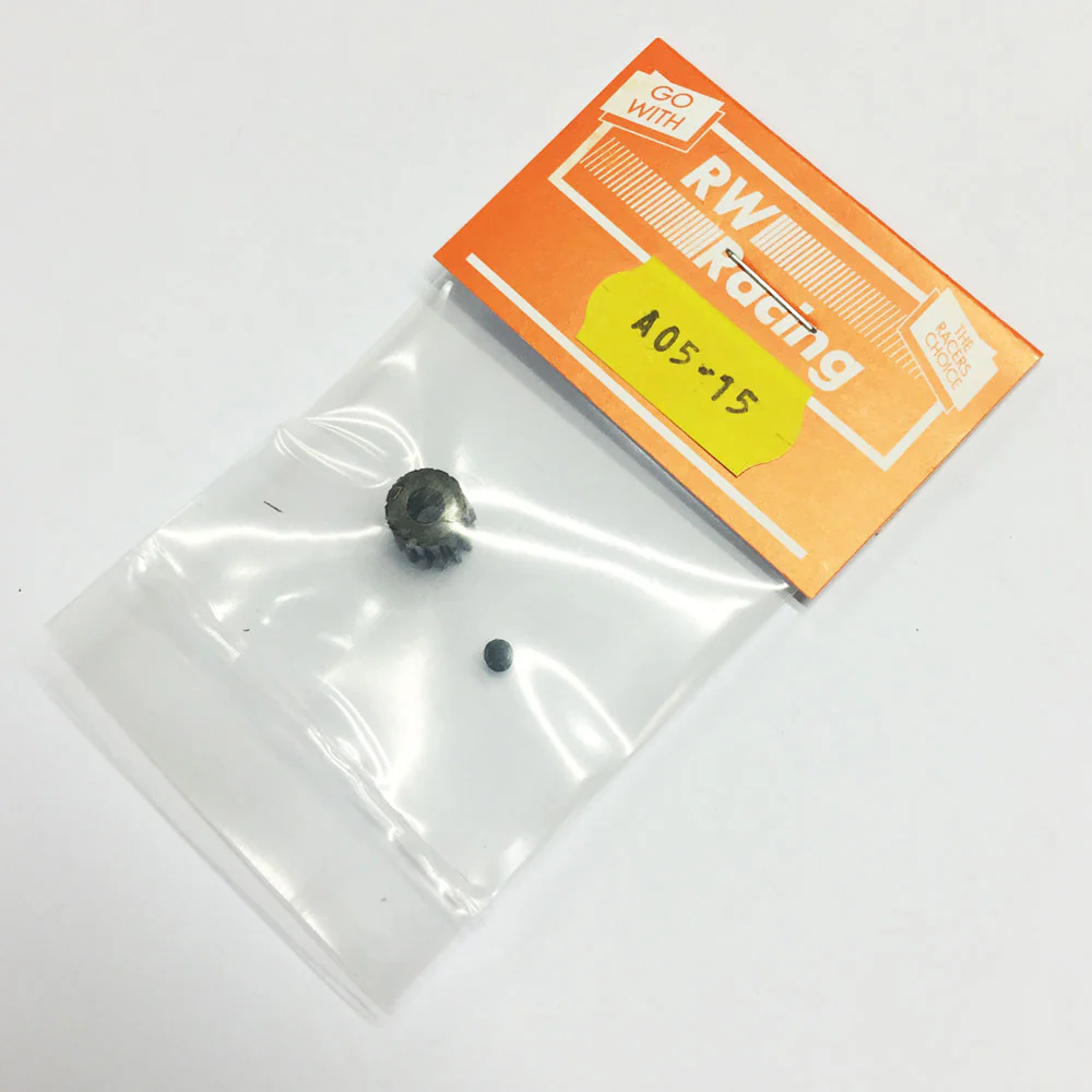 GT14 RW 05M 15T, 3MM SHAFT PINION FOR CARISMA
