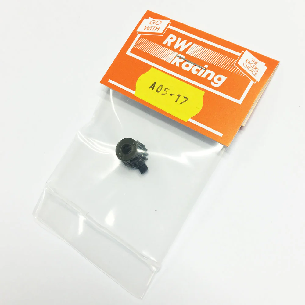 GT14 RW 05M 17T, 3MM SHAFT PINION FOR CARISMA