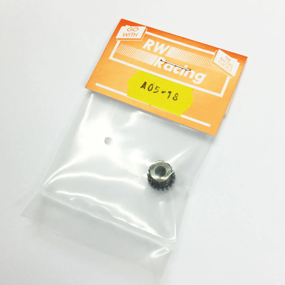 GT14 RW 05M 18T, 3MM SHAFT PINION FOR CARISMA
