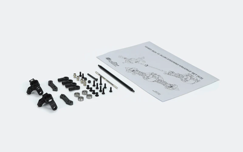 SCA-1E ALUM STEERING KNUCLE SET ( V3) - Image 2