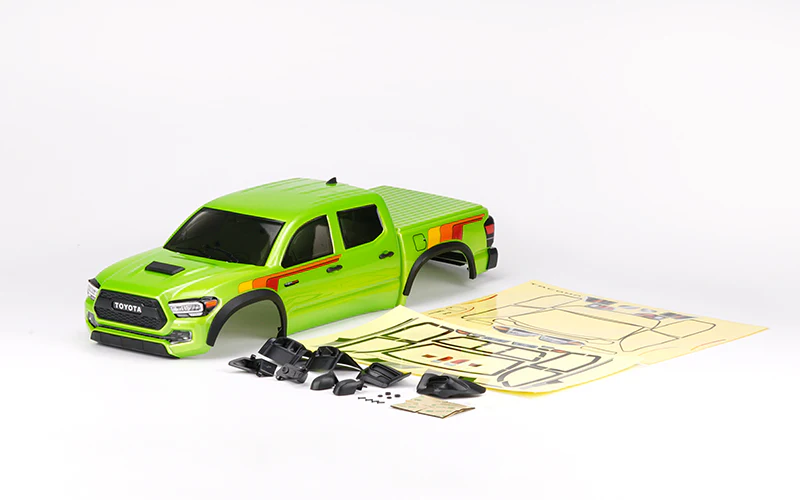 TOYOTA TACOMA TRD PRO PAINTED BODY SET V2 (LIME GREEN)